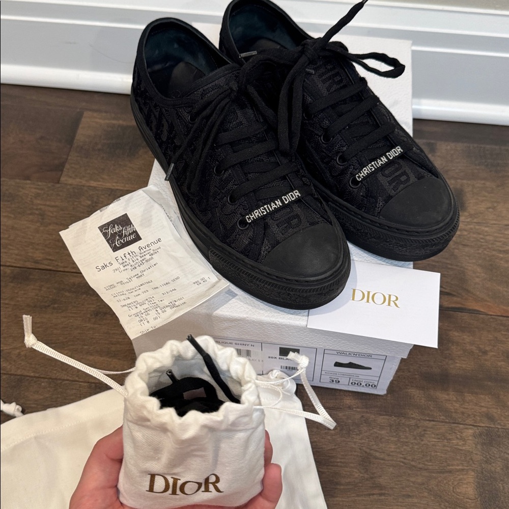 Christian Dior Walk'n'Dior Black Sneakers - Picture 10 of 11